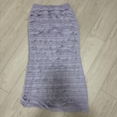 w closet ラベンダー フリルタイトスカート FREEのサムネイル