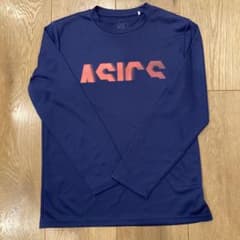 ASICS 長袖Tシャツ M ネイビーのサムネイル