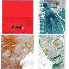 ヒロアカ原画展 ポスター4枚セット【The Beginning】・【頑張れ
