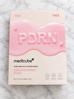 medicube PDRN PINK VITA COATING MASK 10枚