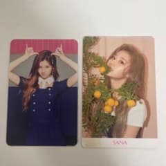TWICE サナ トレカ 2枚セットのサムネイル