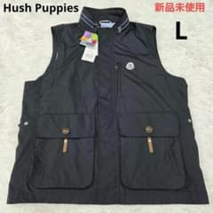 新品未使用　Hush Puppies ハッシュパピー メンズ ベスト L 黒