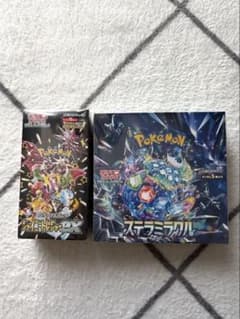 ステラミラクルBOX、シャイニートレジャーex BOXセット　シュリンク付き ポケモンカードゲーム [新品未開封シュリンク付き] シャイニー