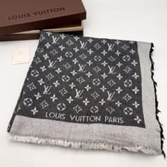ルイヴィトン モノグラム 総柄 ショール 大判ストール マフラー LV
