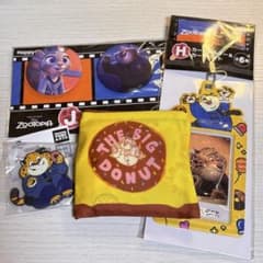 ズートピア　クロウハウザー　4点セットのサムネイル