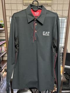 美品　EA7 ゴルフウェア　長袖ポロシャツ 美品 EA7 ゴルフウェア 長袖ポロシャツ - メルカリ