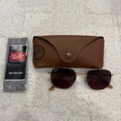 Ray-Ban サングラス ゴールドフレーム ブラウンレンズのサムネイル