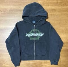 9090 TECHNO Zip Hoodie ジップパーカー y2kのサムネイル