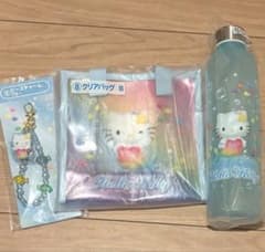 ハローキティ当たりくじ サンリオ ビーズチャーム ウォーターボトル クリアバッグのサムネイル