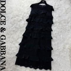 美品♡シルク混♡ドルチェ＆ガッバーナ レース フリル ドレス 