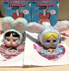 crybaby 파워 퍼프 걸스 봉제인형 펜던트 popmart