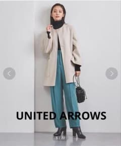 UNITED ARROWS バイカラー リバー ミドルコート 36 - メルカリ