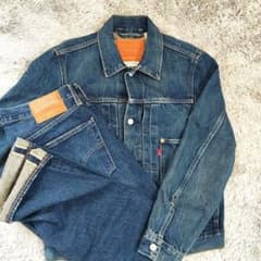W30L28 XS Levi's EDIFICE別注501 デニム セットアップ - メルカリ