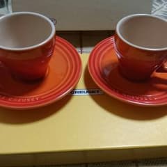 お値下げしました！ル クルーゼ☆デミタスカップ、ソーサーのサムネイル
