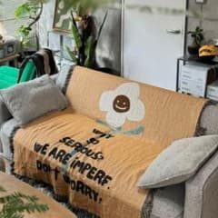 限定値下げ‼️【IMPeRF】 DON'T WORRY THROW BLANKET IMPeRF】 DON'T WORRY THROW BLANKET - メルカリ