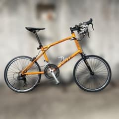 Fully serviced mini velo road bike, orange metallic. Pick-up in Aichi Prefecture or shipping available.