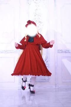 로젠 메이든 진홍 코스프레 의상 1 식
