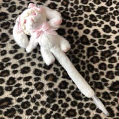 ベイビーザスターズシャインブライト♡うさくみゃ　ぬいぐるみボールペン♡白×ピンク ベイビーザスターズシャインブライト♡うさくみゃ ぬいぐるみ