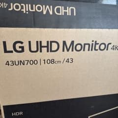 LG UHD Monitor 43UN700 4K 使用時間、約2000時間！ - メルカリ