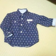 値下げしました。ミキハウス シャツ 90のサムネイル
