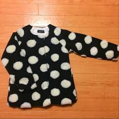 ◎midori様専用◎【新品】可愛い！ドット柄ふかふかコートのサムネイル