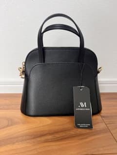 未使用タグ付き　ANTONELLO MASI レザーハンドバッグ　紐なしのサムネイル