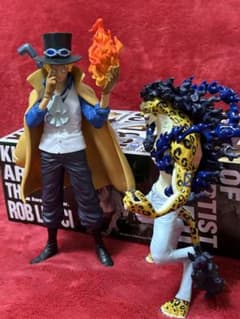 ワンピースフィギュア king of artist サボ ルッチ 2体セット - メルカリ