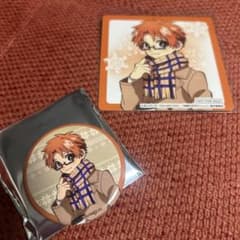 まねきねこ 地縛少年花子くん 蒼井茜のコースターと缶バッジ - メルカリ