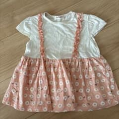 ベビー ワンピース デイジー柄 ピンクのサムネイル