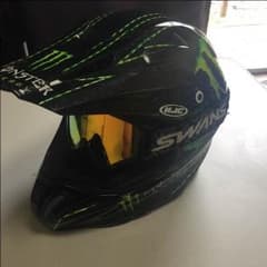 ✨オフロードヘルメット✨ゴーグルセットのサムネイル