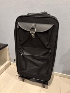 黒いナイロンキャリーケースのサムネイル