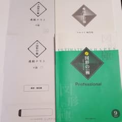 ★ようちゃん様　専用★　玉井式　図形の極9級　進級テスト解答解説2回分つきのサムネイル