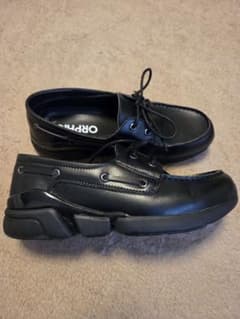 ORPHIC ブラック ローファー スニーカー - メルカリ