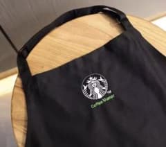 スターバックス エプロン 黒Coffee Master 刺繍 - メルカリ