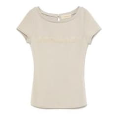 andmary Mary logo tops beige - メルカリ