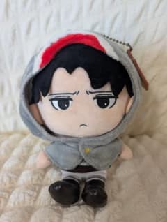 進撃の巨人 リヴァイ シャークフードぬいぐるみ USJ 新品 約15cm
