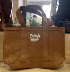 新品 HUMAN MADE DUCK CANVAS TOTE BAG 茶