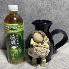 送料無料 音羽山六 珎竹林造 蛍嵌入竹圓窓花入 時代茶道具 ☆珍品