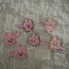 BT21 COOKY ヘアクリップ 6個セットのサムネイル