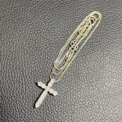 silver925 czダイヤ クロス ネックレス シルバー アバランチ silver925 czダイヤ クロス ネックレス シルバー アバランチ - メルカリ