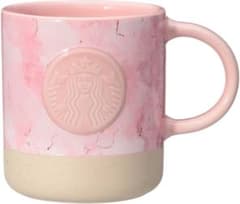 Starbucks マグカップ ピンク マーブルのサムネイル