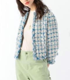 【Tomorrowland】Linton ファンシー ノーカラージャケット M Tomorrowland】Linton ファンシー ノーカラージャケット M - メルカリ