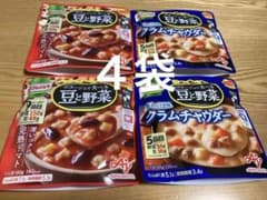 クノール　ポタージュで食べる豆と野菜180g ×4袋のサムネイル