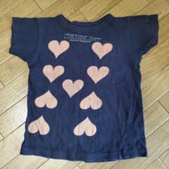 ハートプリント Tシャツ Sサイズ 120のサムネイル