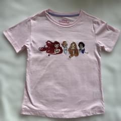 Disney Princess 刺繍 Tシャツ ピンクのサムネイル