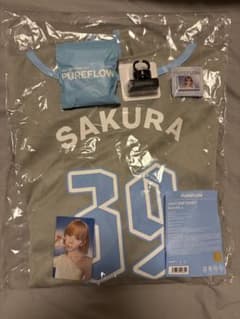 LE SSERAFIM PUREFLOW ユニフォームシャツ SAKURA Lのサムネイル