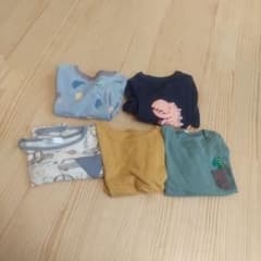 トレーナー、ロンティー 90-95サイズ 5点セットのサムネイル