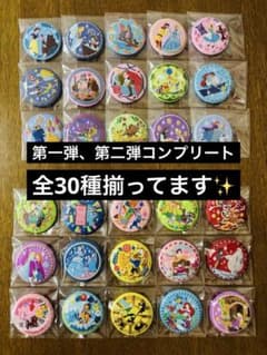 【全30種フルコンプ】ディズニー刺繍缶バッジ 第一弾・第二弾 コンプリートセット 全30種フルコンプ】ディズニー刺繍缶バッジ 第一弾・第二弾