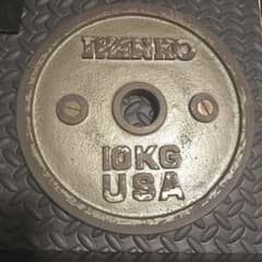 IVANKO 10kg 1枚 オリンピックプレート 50mm 旧ロゴ USA - メルカリ