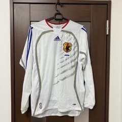 未使用タグ付】日本代表 06 アウェイ 長袖 ユニフォーム S - メルカリ